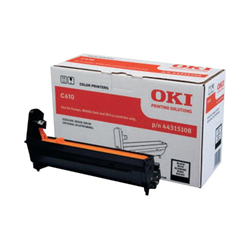 Oki C610 Black Image Drum 20K 44315108