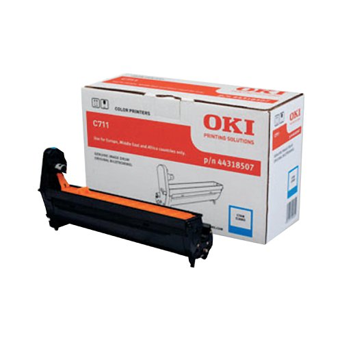 Oki C711 20K Image Drum Cyan 44318507 | Oki Systems