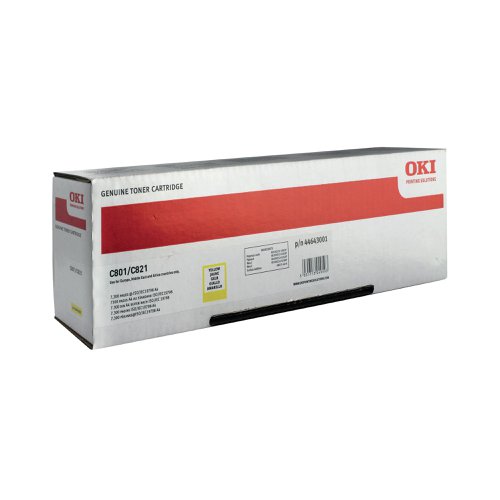 Oki Yellow 44643001 Toner Cartridge