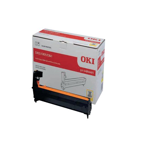 Oki C831 30K Image Drum Yellow 44844405 | Oki Systems