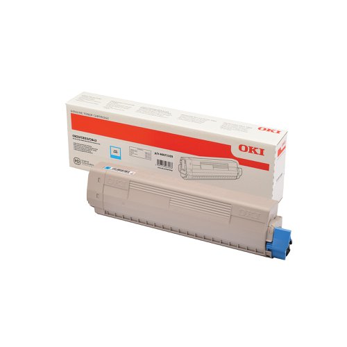 Oki Cyan Toner C823 833 843 7k 46471103