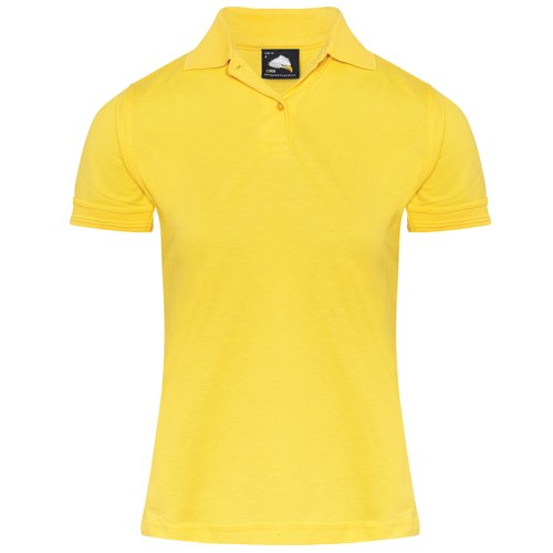 ORN Ladies Eagle Polo Shirt Yellow 14 1160.YE.14