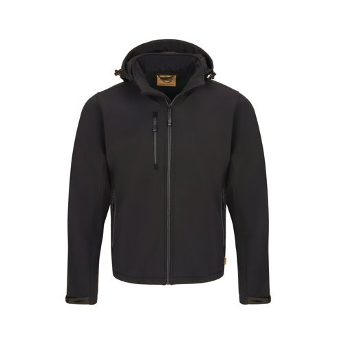 ORN Gannet EarthPro GRS Softshell Jacket Unisex Black 4XL 4100R.BK.4XL