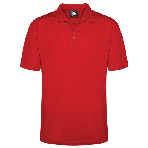 ORN Raven Polo Shirt Unisex Red L 1130.RD.L
