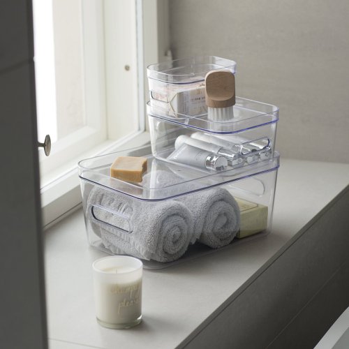 SmartStore Compact Storage Box Small 140x200x75mm 1.5L Clear 10690 | Orthex Group