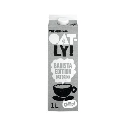 Oatly Oat Drink Barista Edition 1 Litre (Pack of 6) 128306