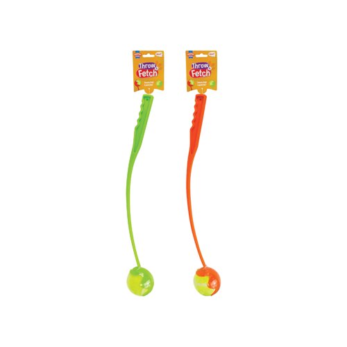 Dog Tennis Ball Launcher Large 470mm Assorted Pack of 12 323064