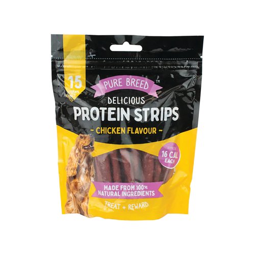 Dog Treat Protein Chicken Strips Pack of 12 323891