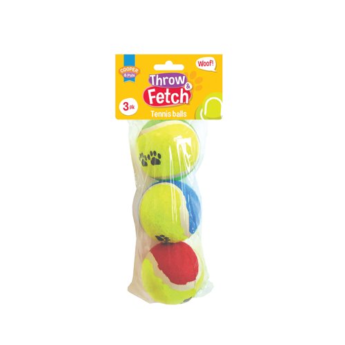 Fetch Em Tennis Balls x3 Pack of 24 323934