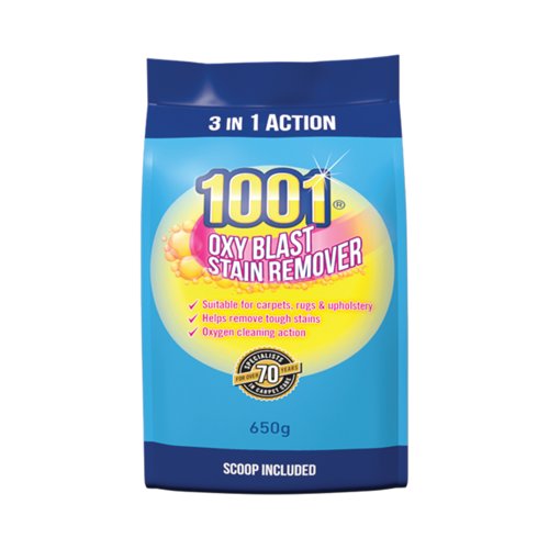 1001 Oxyblast Stain Remover Powder 650g Pack of 6 S33931