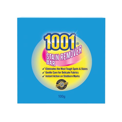 1001 Stain Remover Bar 100g 2 CDU x 12 Bars Pack of 24 S33930