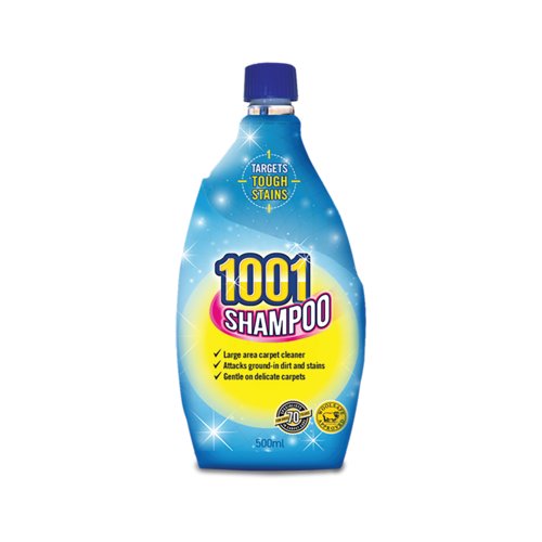 1001 Carpet Shampoo 500ml Pack of 6 S33431