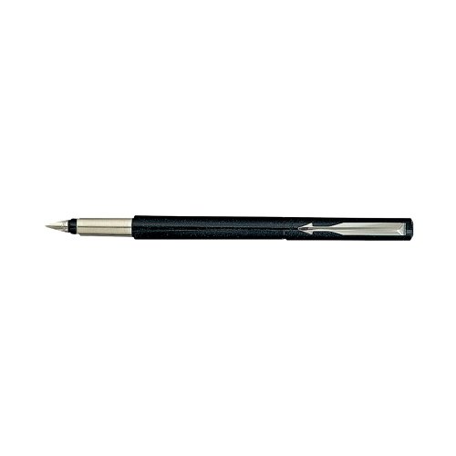 Parker Vector Fountain Pen Medium Black with Chrome Trim 67407 S0881041