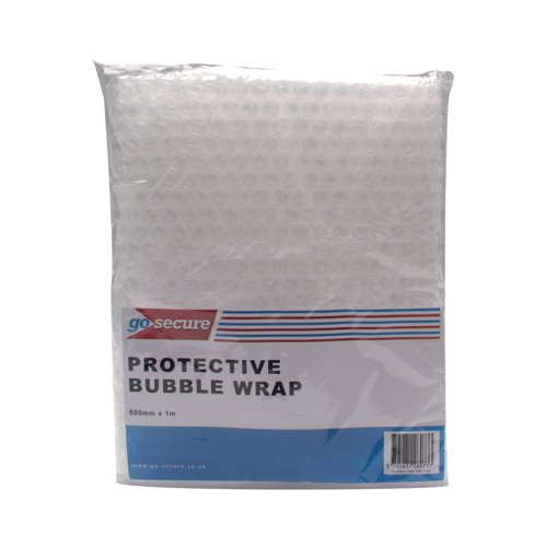 GoSecure Bubble Wrap Sheets 600mmx1m Clear (Pack of 6) PB02290 | GoSecure