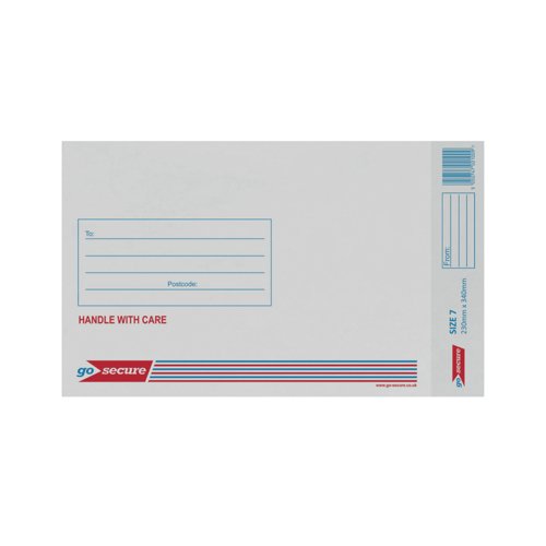 GoSecure Bubble Envelopes Size 7 White (Pack of 10) PB10146