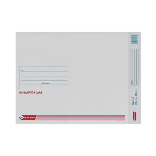 GoSecure Bubble Envelopes Size 10 White (Pack of 10) PB10148