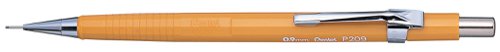 Pentel P200 Automatic Pencil Broad 0.9mm Yellow Barrel (Pack of 12) P209