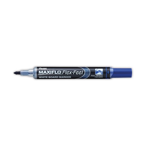 Pentel Maxiflo Flex-Feel Whiteboard Marker Assorted (Pack of 4) YMWL5SBF/4-M | Pentel Co