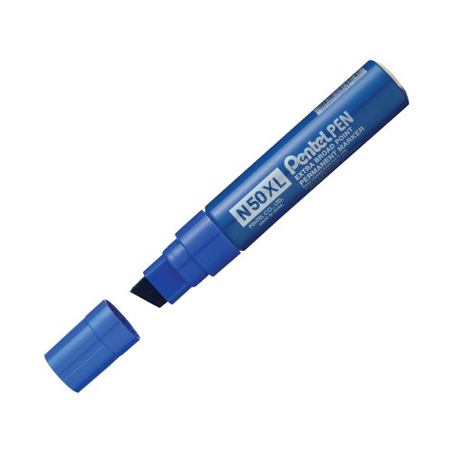 Pentel N50XL Marker Chisel Tip Blue (Pack of 6) N50XL-C | Pentel Co