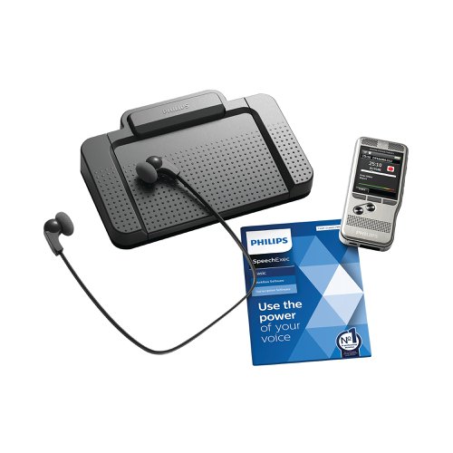 Philips Silver Digital Dictation Starter Kit DPM6700