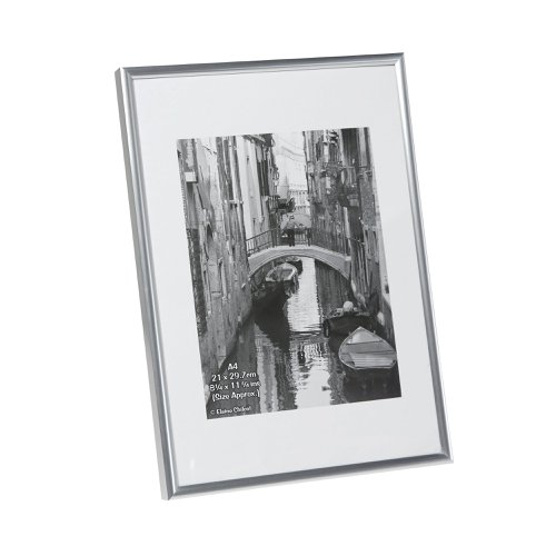 Hampton Frames Backloading Certificate Frame A4 Silver A4MARSIL-NG Picture Frames PHT00056