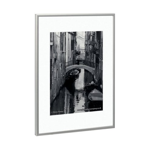 Hampton Frames Aluminium Certificate Frame A2 Silver PAAFA2B | Hampton Frames