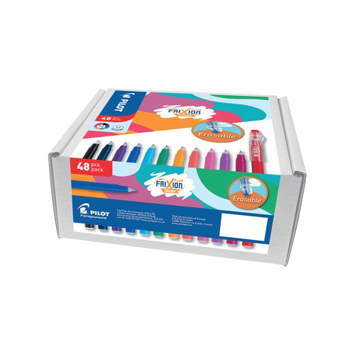 Pilot FriXion Ball Stick Pens 0.7 Classpack Assorted (Pack of 48) 5012052061880