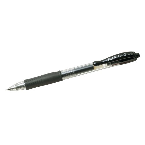 Pilot G205 Gel Ink Retractable Rollerball Black (Pack of 12) 040101201