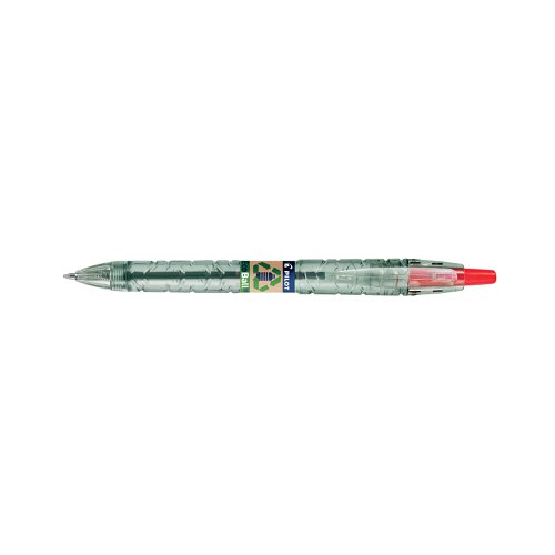 Pilot B2P Ecoball Ballpoint Med Red (Pack of 10) 4902505621604