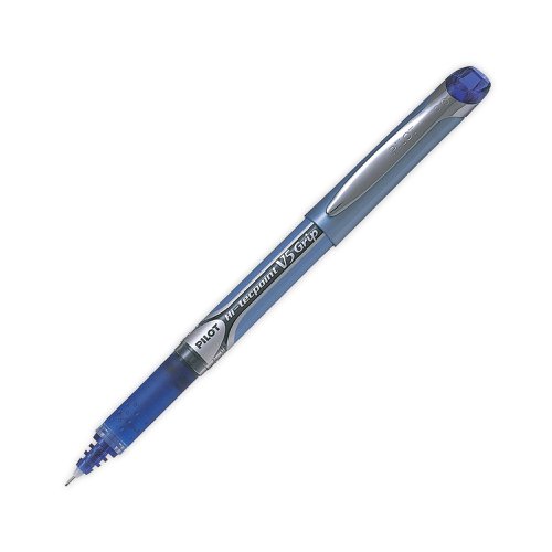 Pilot V5 Grip Liquid Ink Rollerball 0.3mm Blue (Pack of 12) 1021012003