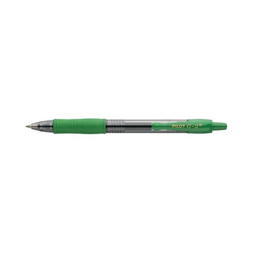 Pilot G-2 Plus Begreen Gel Ink Rollerball Medium Green (Pack of 12) PUJ166549