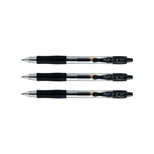 Pilot G207 Rollerball Pen Black (Pack of 12) 3 for 2