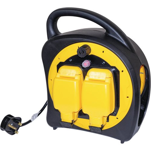2 Socket 13A Weatherproof Cable Reel 25m E250EL
