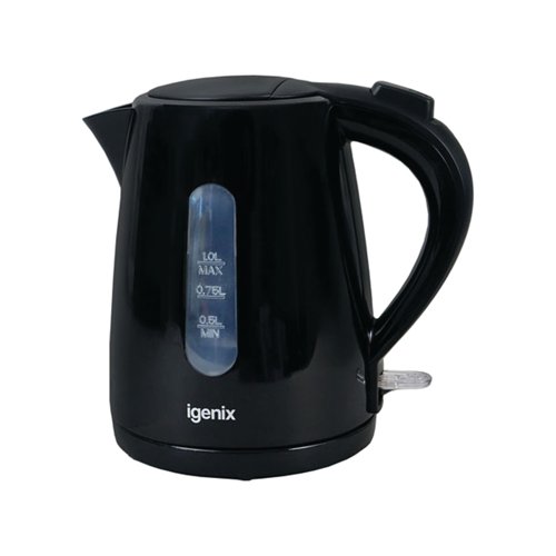 Igenix Cordless Jug Kettle 1L Black IGK11022B
