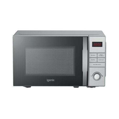 Igenix Microwave Digital 800W 20 Litre Stainless Steel IGM0821SS