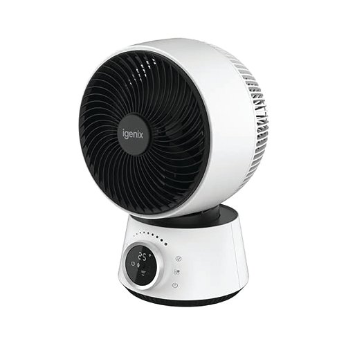 Igenix 9 Inch Air Circulator Turbo Fan 32 Wind Speeds White IGFD4009W