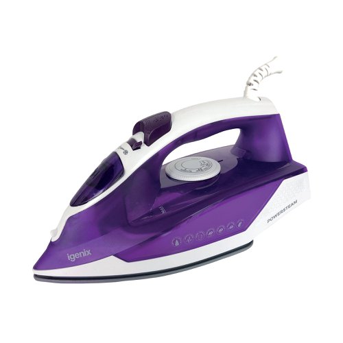 Igenix 2200 Watt Electric Corded Steam Iron IG3121 Laundry Appliances PIK79709