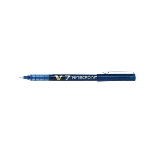 Pilot V7 Hi-Tecpoint Ultra Rollerball Pen Fine Blue (Pack of 12) V703