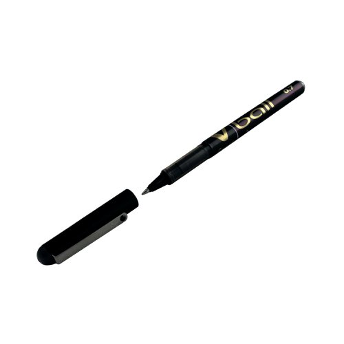 Pilot V-Ball Rollerball Pen Fine Black (12 Pack) BLVB7-01