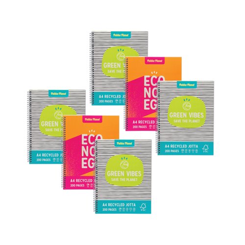 Pukka Pad Pukka Planet Jotta A4 Ast Pack of 3 Buy One Get One Free