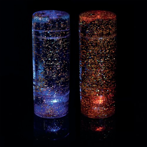Shake and Shine Light Up Glitter Tub Gold/Silver Battery Operated (Pack of 2) SGSGS