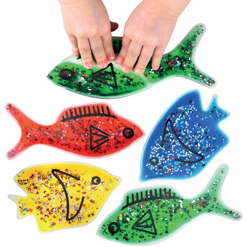 Fidget Toy Jelly Fish Design Assorted 200mm (Pack of 4) FGJF4