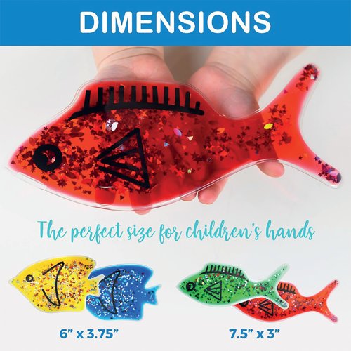 Fidget Toy Jelly Fish Design Assorted 200mm (Pack of 4) FGJF4
