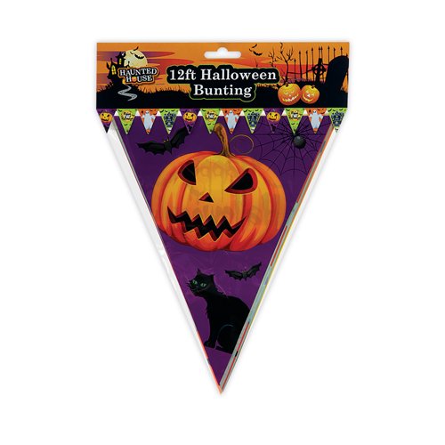 12 Foot Halloween Bunting (Pack of 12) 976109