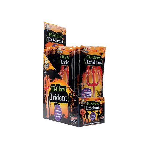 Red Glow Trident (Pack of 12) 979043