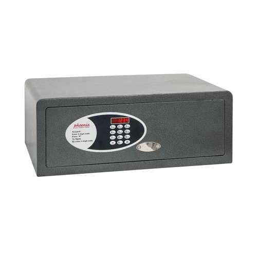 Phoenix Dione Hotel Security Safe with Electronic Lock Graphite SS0311E