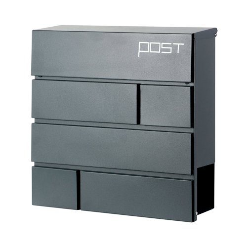 Phoenix Estilo Top Loading Letter Box Graphite MB0121KA Post Boxes PN00697