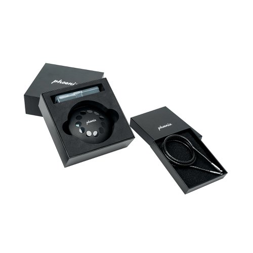 Phoenix Palm Smart Key Safe with Electronic Lock and Security Cable Black KS0212EC PN01047