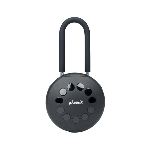 Phoenix Palm Smart Key Safe with Electronic Lock and Padlock Shackle Black KS0213ES