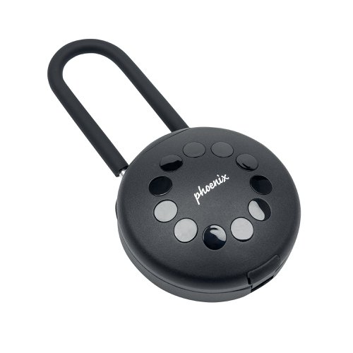 Phoenix Palm Smart Key Safe with Electronic Lock and Padlock Shackle Black KS0213ES | Phoenix